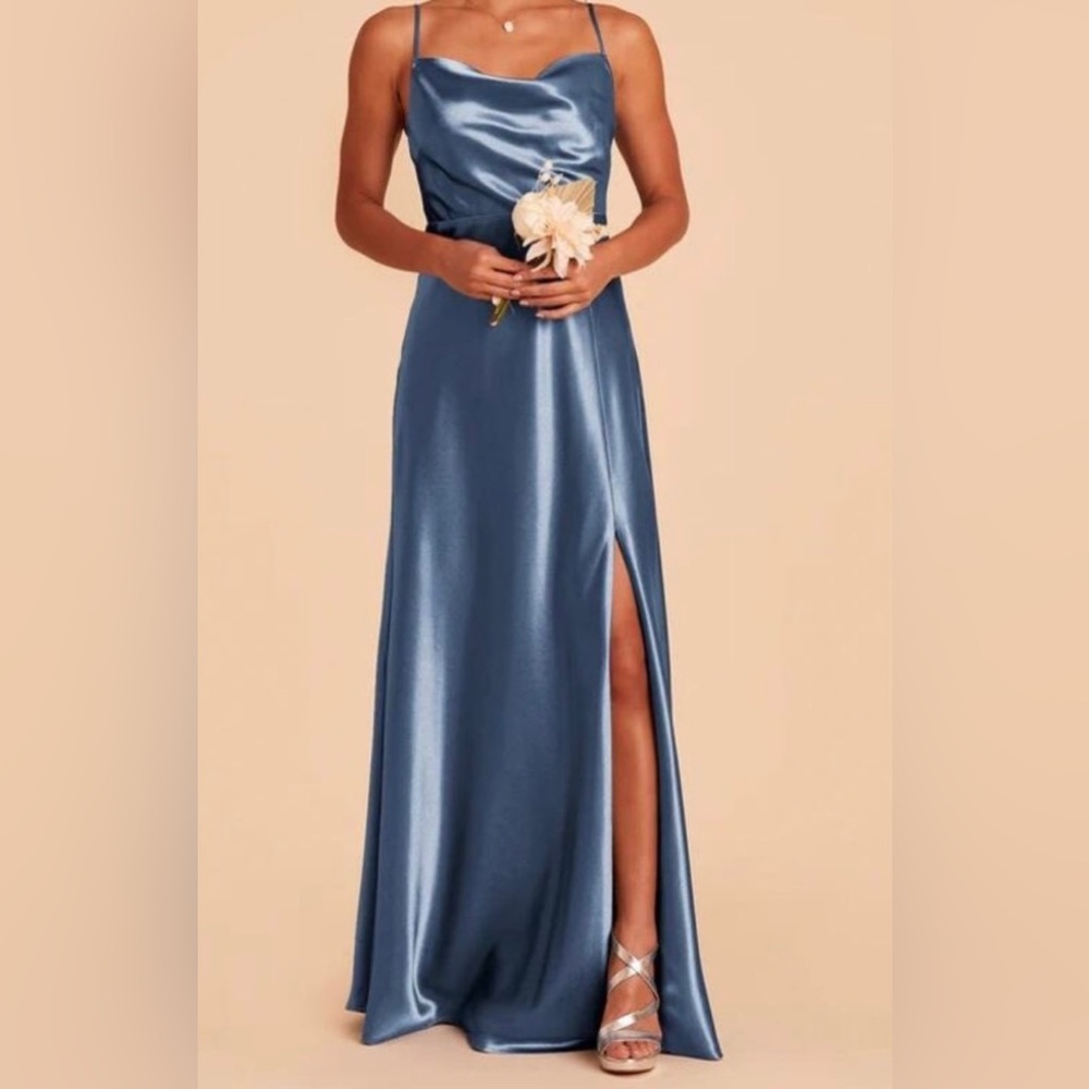 Birdy Grey Shiny Satin Twilight Lydia Dress
